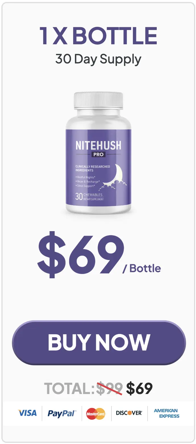 NiteHush Pro one bottle